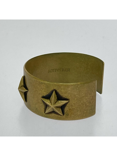 FANTASTIC MAN ブレスレット・バングル xROTTWEILER BRASS STAR BANGLE