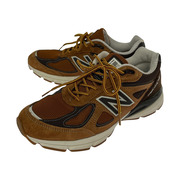 NEW BALANCE×LLbean USA製 M990LL4 スニーカー 茶 (26.5)