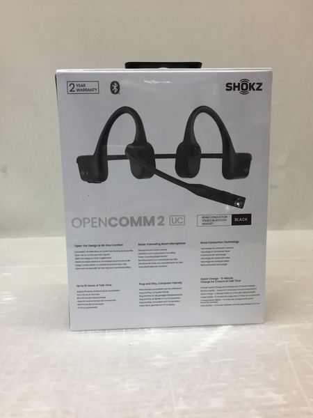 SHOKZ 骨伝導 ワイヤレス イヤホン OpenComm2 SKZ-EP-000024