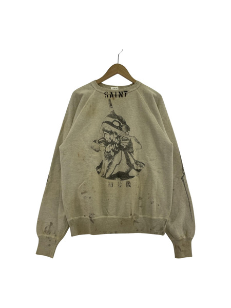SAINT MICHAEL×エヴァンゲリオ ン 21AW SWT SH_EVANGELION 初号機スウェット M SM-A21-0000-055