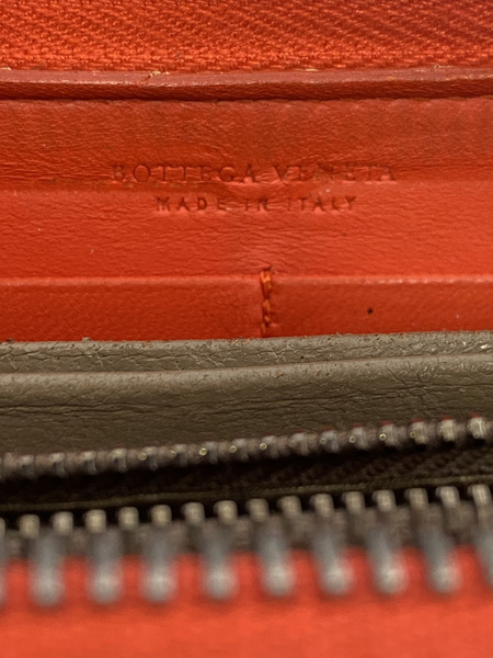 ボッテガ・ヴェネタ イントレチャート　ラウンドファスナー リペア跡有