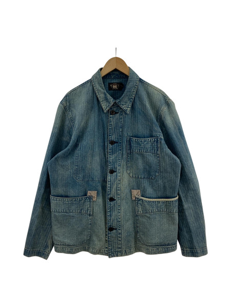 RRL HBT DENIM CHORE JACKET (L) インディゴ