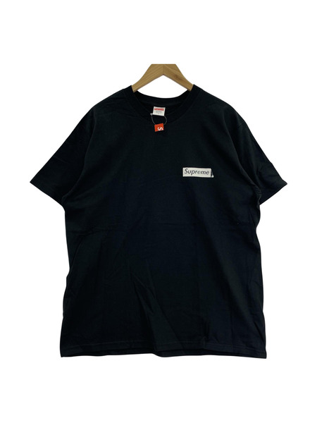 21SS/Supreme/Spiral Tee/L/BLK