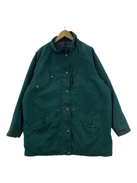 90s Eddie Bauer 黒タグ マウンテンパーカー (XL) 緑