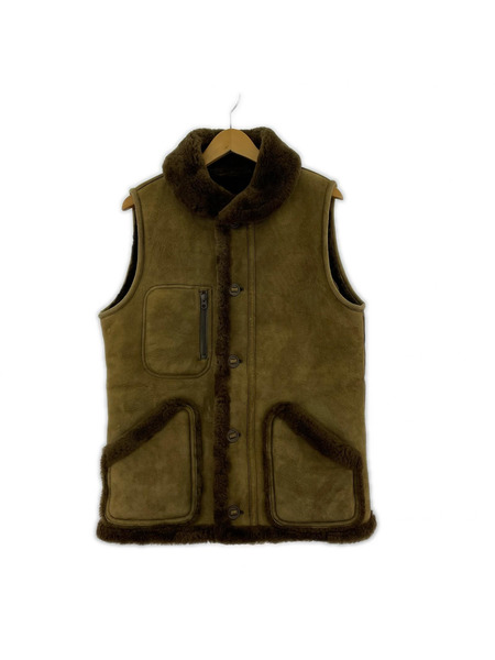 nonnative ラムスウェード ムートンベスト ブラウン