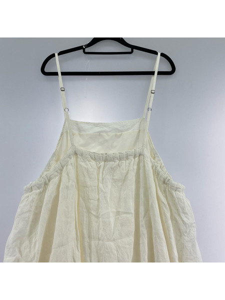 Samansa Mos2 ノースリーブワンピース kazumi リネン(F)