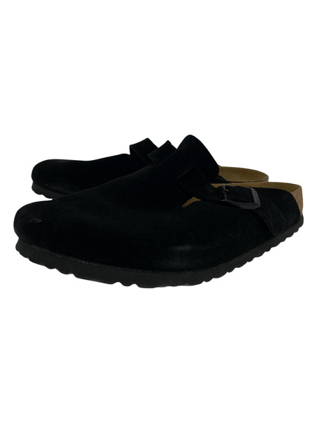 BIRKENSTOCK BOSTON BS BLACK SIZE:40 SUEDE