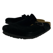 BIRKENSTOCK BOSTON BS BLACK SIZE:40 SUEDE