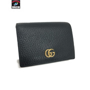 GUCCI/GGプチマーモント/コンパクトウォレット/黒　456126