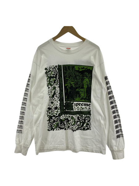 Supreme 24SS Saint Sebastian L/S Tee 白 L