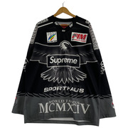 Supreme Eagle Hockey Jersey 黒 (L)