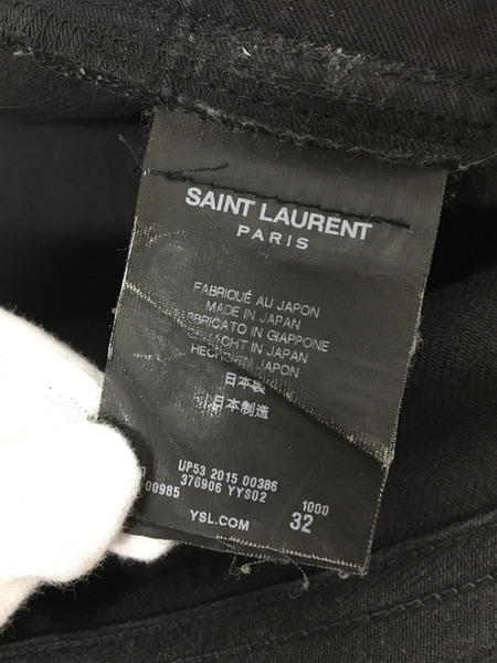 Saint Laurent　16SS D02 M/SK-LW スキニーデニムパンツ