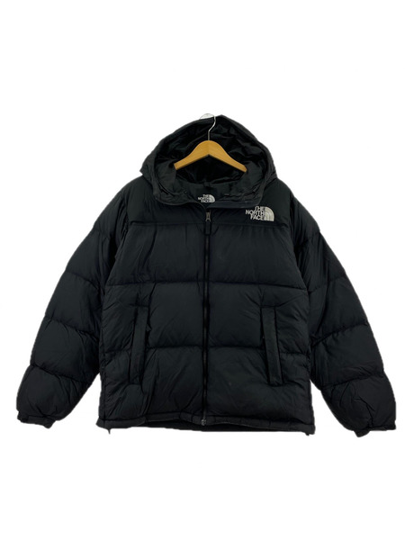 THE NORTH FACE ダウンジャケット L/S ヌプシフーディー 黒 XL