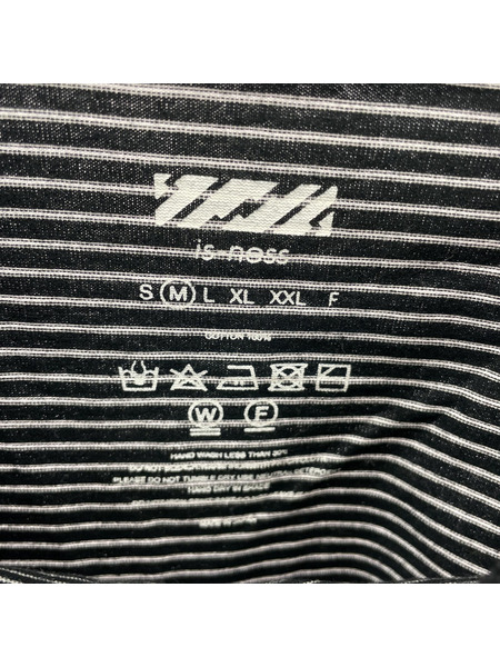 is-ness L/SバルーンボーダーTee