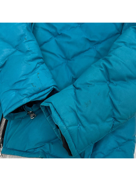 ISAMUKATAYAMA BACKLASH ダウンジャケット カンガルーレザーダウンジャケット (4) 青