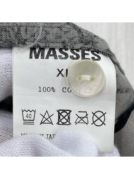 半袖シャツ masses トライバル グレー