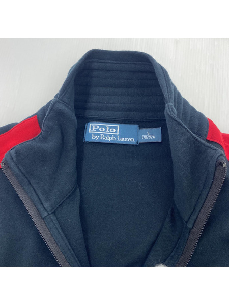 POLO RALPH LAUREN スウェットブルゾン 黒 (S)