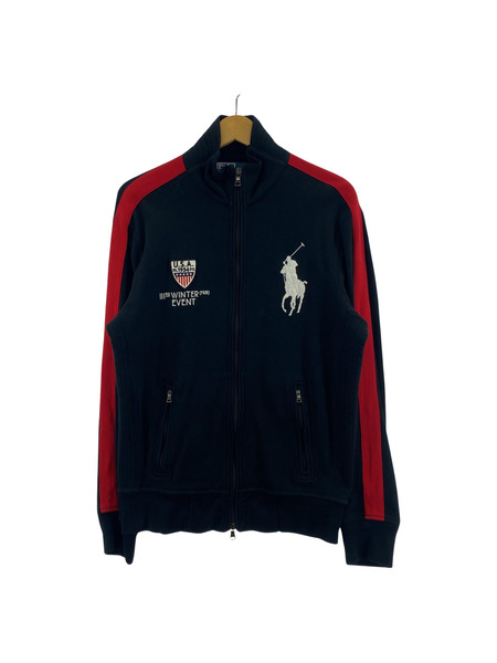 POLO RALPH LAUREN スウェットブルゾン 黒 (S)