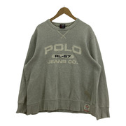 POLO RALPH LAUREN ロゴスウェット グレー　(M)