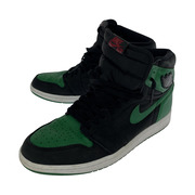 NIKE 555088-030 air jordan1 Pine Green スニーカー 黒/緑