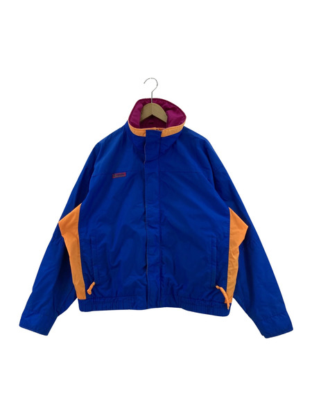 Columbia ジャケット 80s 90s ナイロン 青 (L)[値下]