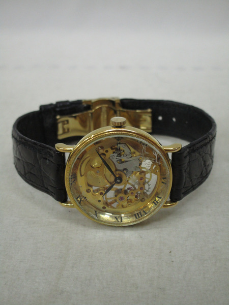 . メンズ時計 bucherer スケルトンウォッチ