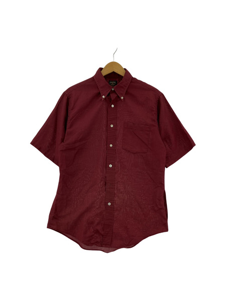 TOWNCRAFT 半袖シャツ 60-70s 半袖シャツ (M) ボルドー
