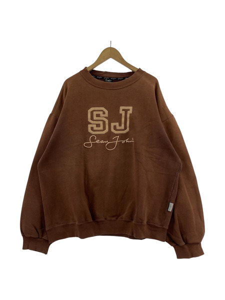 Sean John SJロゴ スウェット(XL) ブラウン