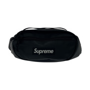 Supreme/23AW/Leather Waist Bag/Black