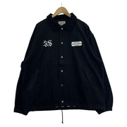 Captains Helm LOGO DENIM COACH JACKET ロゴデニムコーチジャケット L ブラ