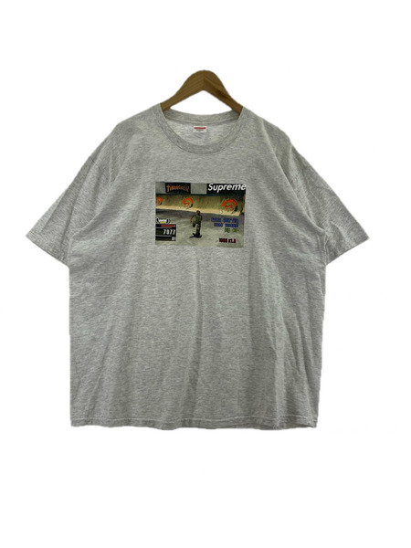 Supreme 半袖Tシャツ・カットソー ×Thrasher 21FW Game Tee(XL)グレー