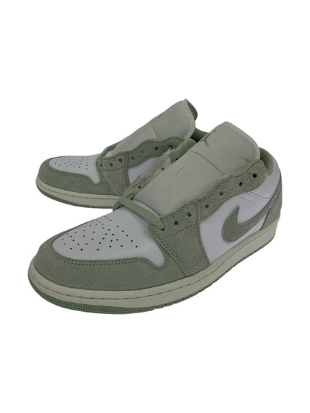 NIKE AJ1 Low Shaggy Green Suede 28cm