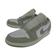 NIKE AJ1 Low Shaggy Green Suede 28cm