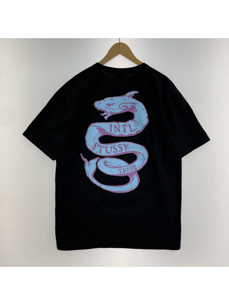 STUSSY SERPENT TEE BLK(L)[値下]