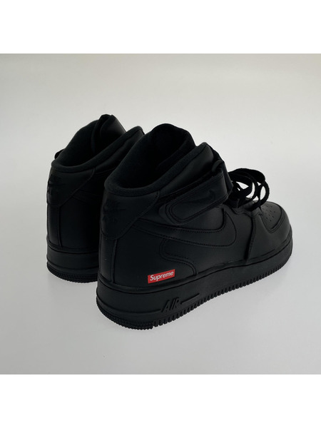 Supreme×Nike Air Force 1 Mid (27.0) Black FZ8784-001