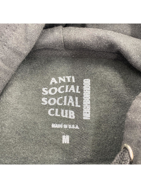 ANTI SOCIAL SOCIAL CLUB NEIGHBORHOOD POパーカー 黒
