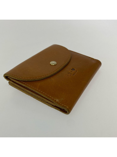 コンパクトウォレット kaoyorinakami 茶