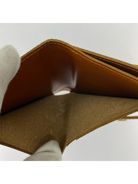 コンパクトウォレット kaoyorinakami 茶