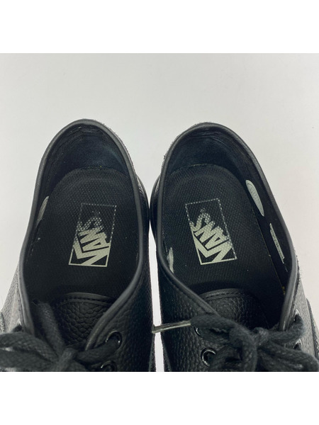 VANS スニーカー V44CF LEA AUTHENTIC LEATHER BLK 27.0
