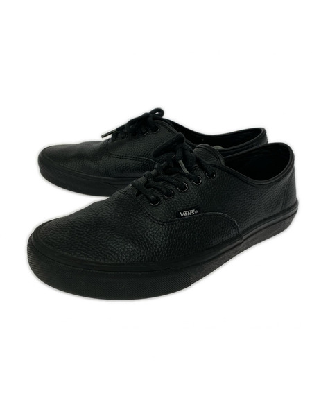VANS スニーカー V44CF LEA AUTHENTIC LEATHER BLK 27.0