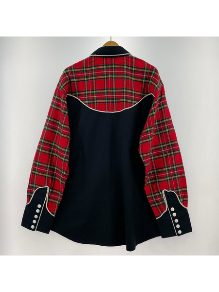 AIE WSMB JACKET POLYESTER DRY SERGE ウエスタンシャツジャケット/L/NAV