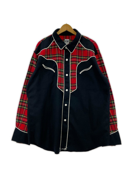 AIE WSMB JACKET POLYESTER DRY SERGE ウエスタンシャツジャケット/L/NAV