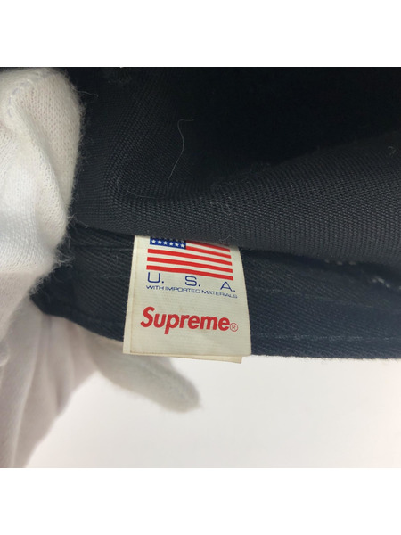 Supreme Box Logo Camp Cap ブラック