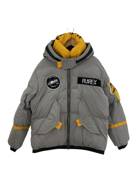 AVIREX APOLLO DOWN JACKET（XL）グレー 6112163｜商品番号：2100227935319 -  買取王国ONLINESTORE