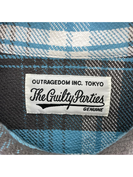 WACKO MARIA 長袖シャツ 24SS FLANNEL REGULAR COLLAR SHIRT (XXL)