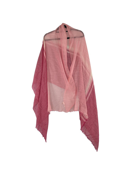 agnona コットン混カシミヤ ストール ピンク[値下]