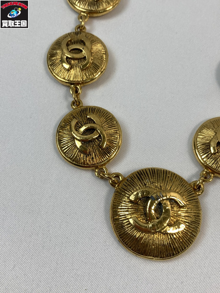 CHANEL シャネル ココマーク ゴールドネックレス フランス製