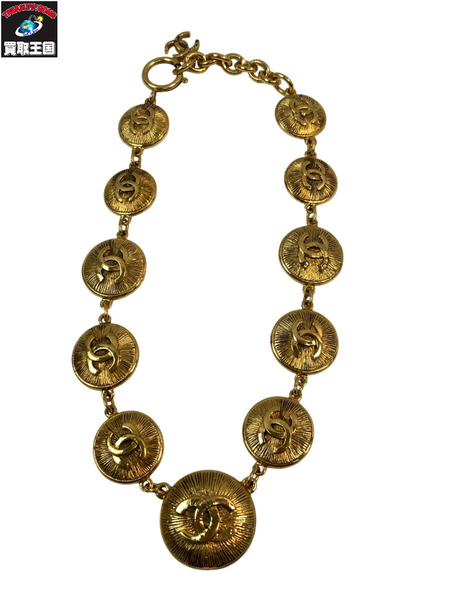 CHANEL シャネル ココマーク ゴールドネックレス フランス製