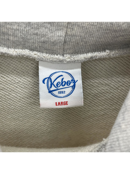 Keboz パーカー BB LOGO SWEAT HOODIE(L)