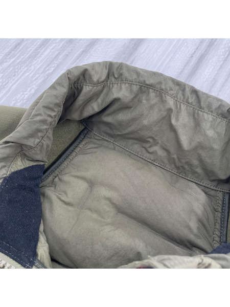 ダウンベスト BRIEFING ハイブリットダウンベスト 緑